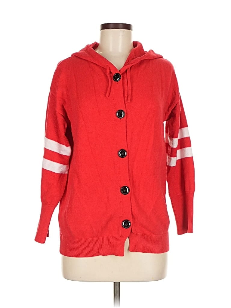 Pre-owned Unbranded Cardigan Sweater In Red
