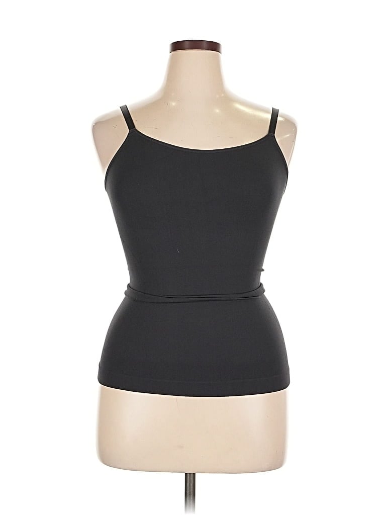 Pre-owned Empetua Tank Top Black Strapless Neckline Tops