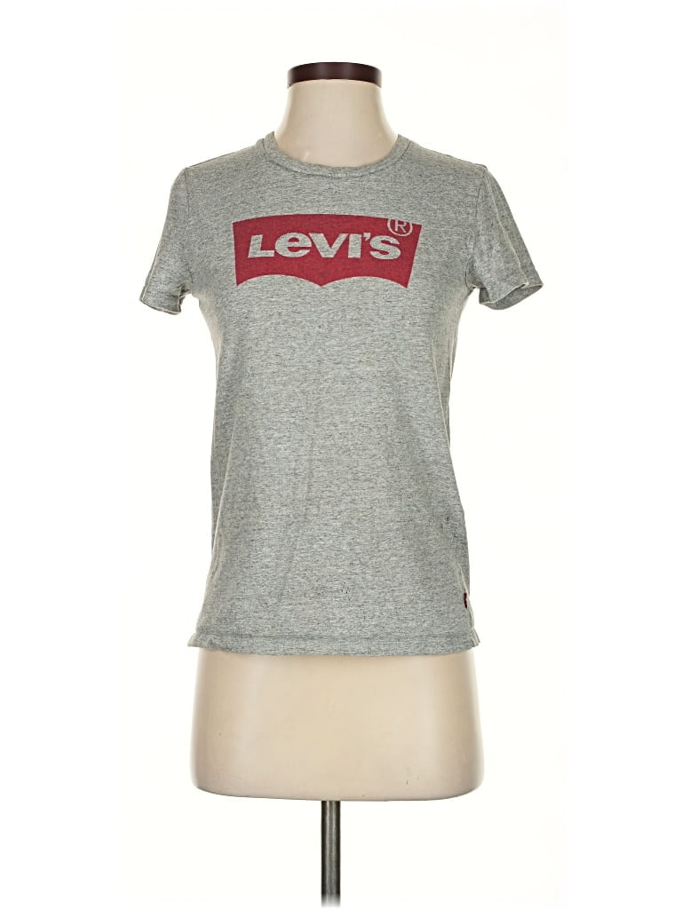 Pre-owned Levi's Short Sleeve T-shirt In Gray