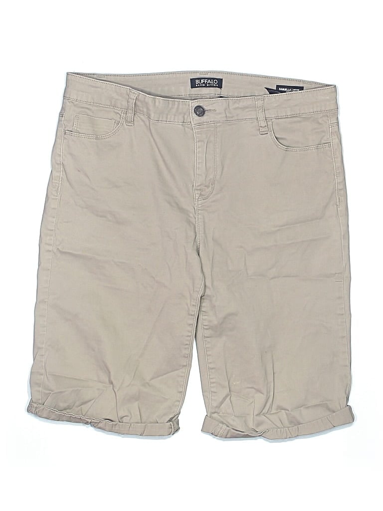 Pre-owned Buffalo By David Bitton Khaki Shorts In Brown