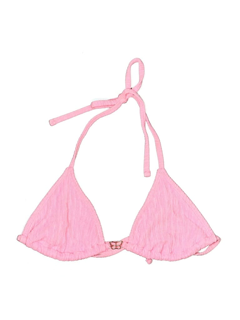 Pre-owned Wild Fable Swimsuit Top Pink Swimwear