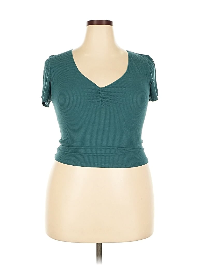 Pre-owned Wild Fable Sleeveless T-shirt In Blue