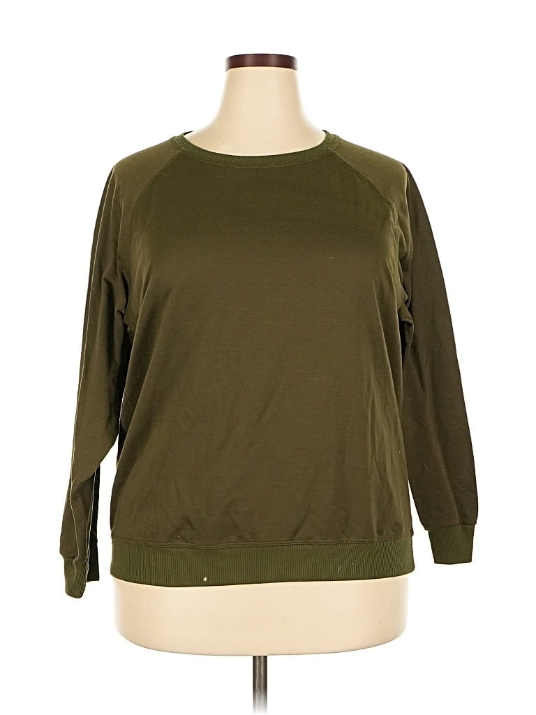 Pre-owned Unbranded Sweatshirt In Green