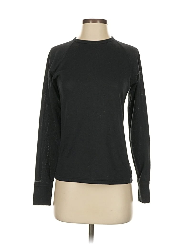 EASTERN MOUNTAIN SPORTS Pre-owned Long Sleeve Top Black Turtleneck Tops