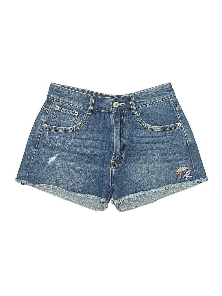 Pre-owned Molly Bracken Denim Shorts In Blue