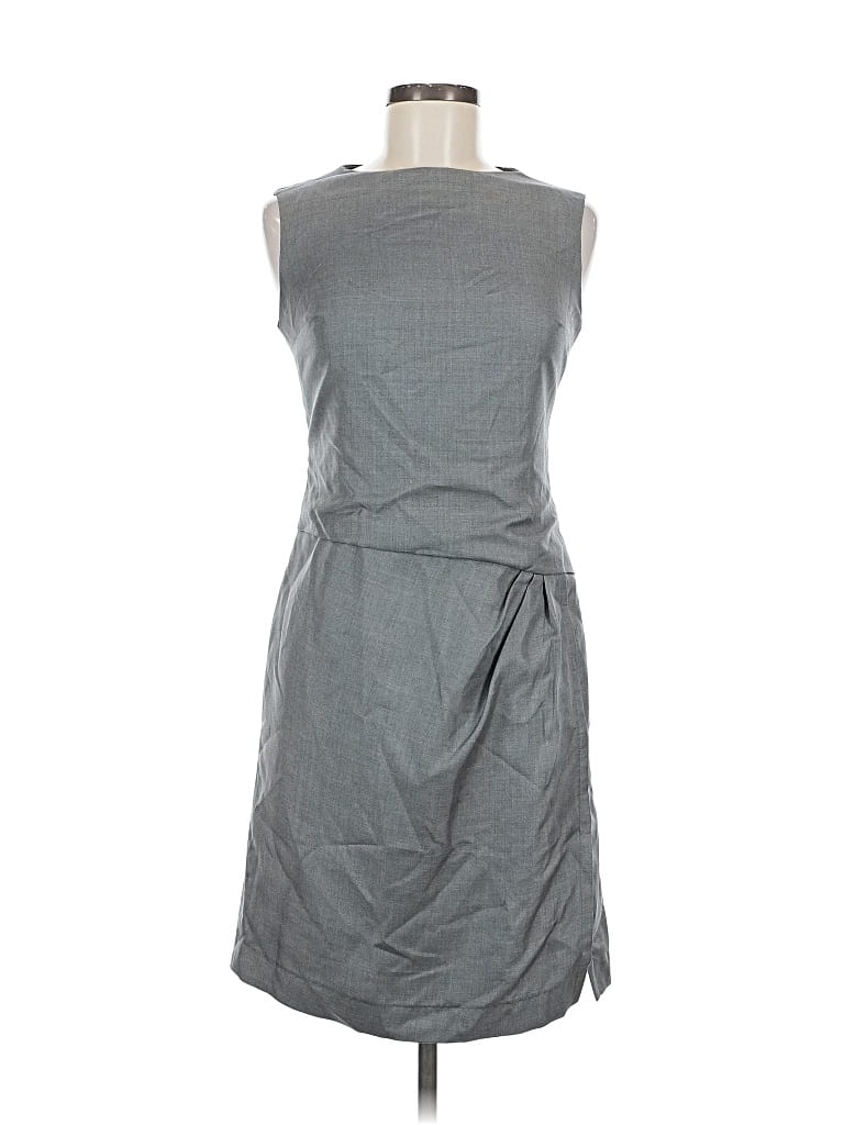 Pre-owned Carolina Herrera Casual Dress In Gray