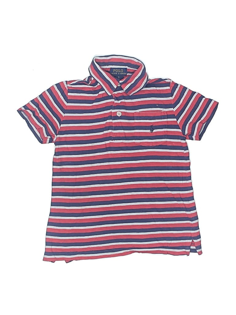 Pre-owned Polo By Ralph Lauren Kids' Short Sleeve Polo In Red