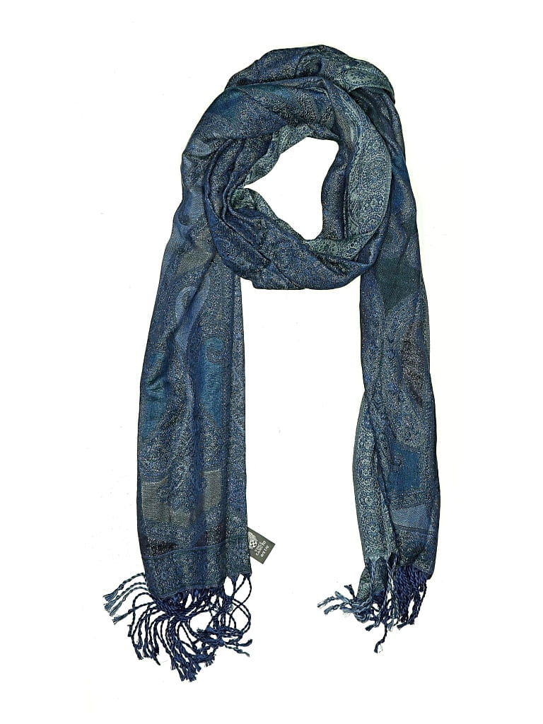 Pre-owned Unbranded Scarf In Blue