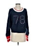 Wildfox Color Block Blue Pullover Sweater Size XS - photo 1