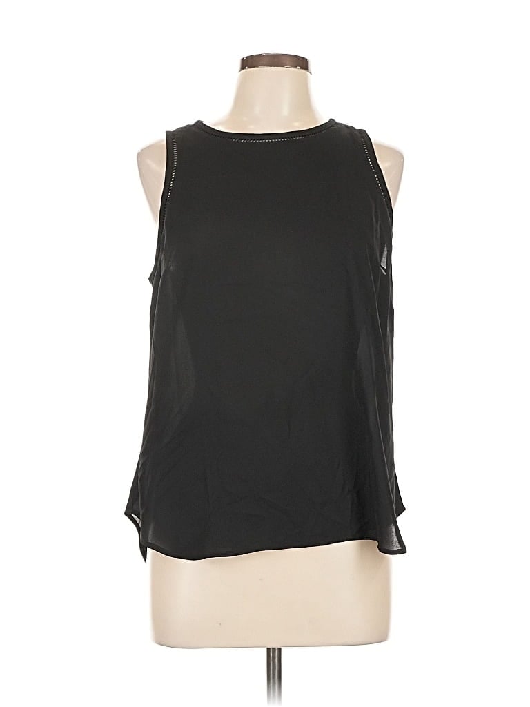 Pre-owned J.crew Factory Store Sleeveless Blouse In Black