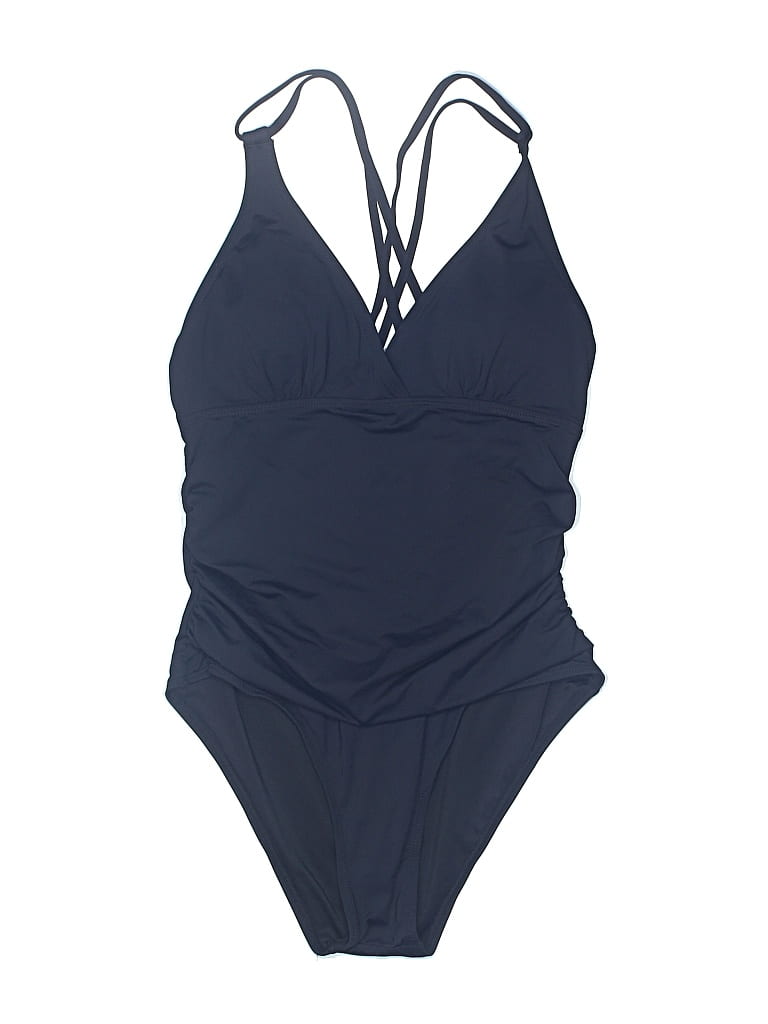 Pre-owned Unbranded One Piece Swimsuit In Blue