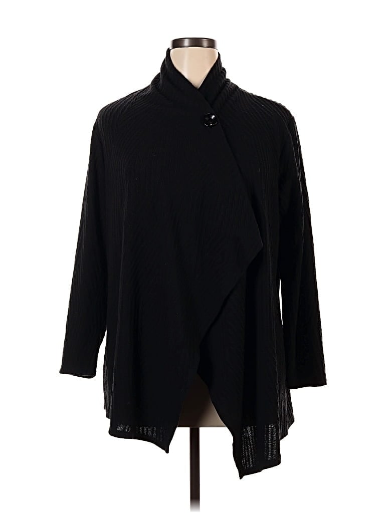 Pre-owned Bobeau Coat In Black