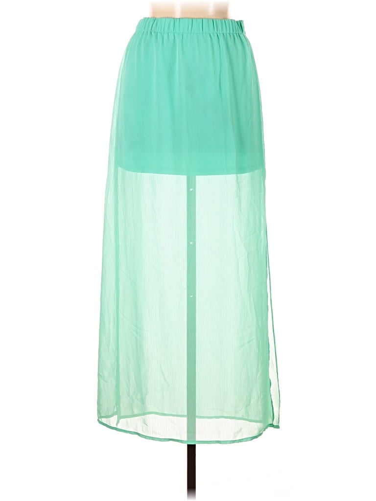 Pre-owned Express Casual Skirt In Green