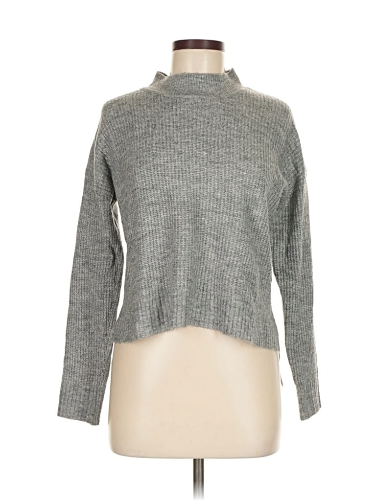 Pre-owned Mod On Trend Turtleneck Sweater In Gray