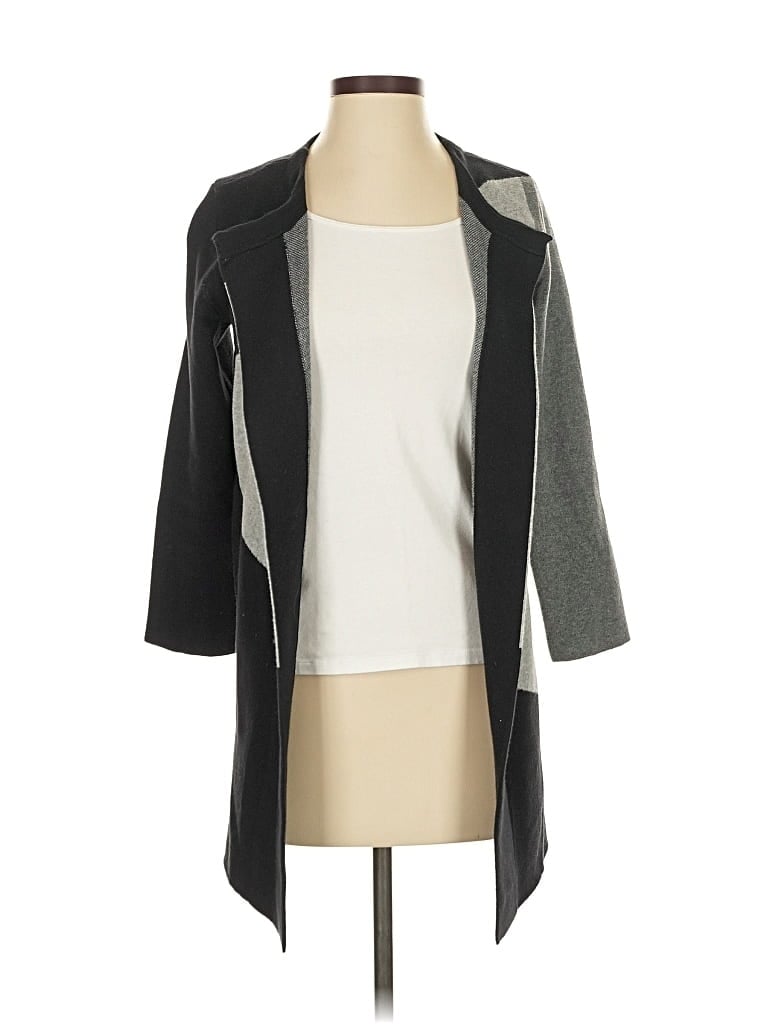 Pre-owned Ann Taylor Factory Cardigan Sweater In Gray