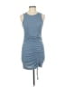 Forever 21 Solid Blue Cocktail Dress Size M - photo 1
