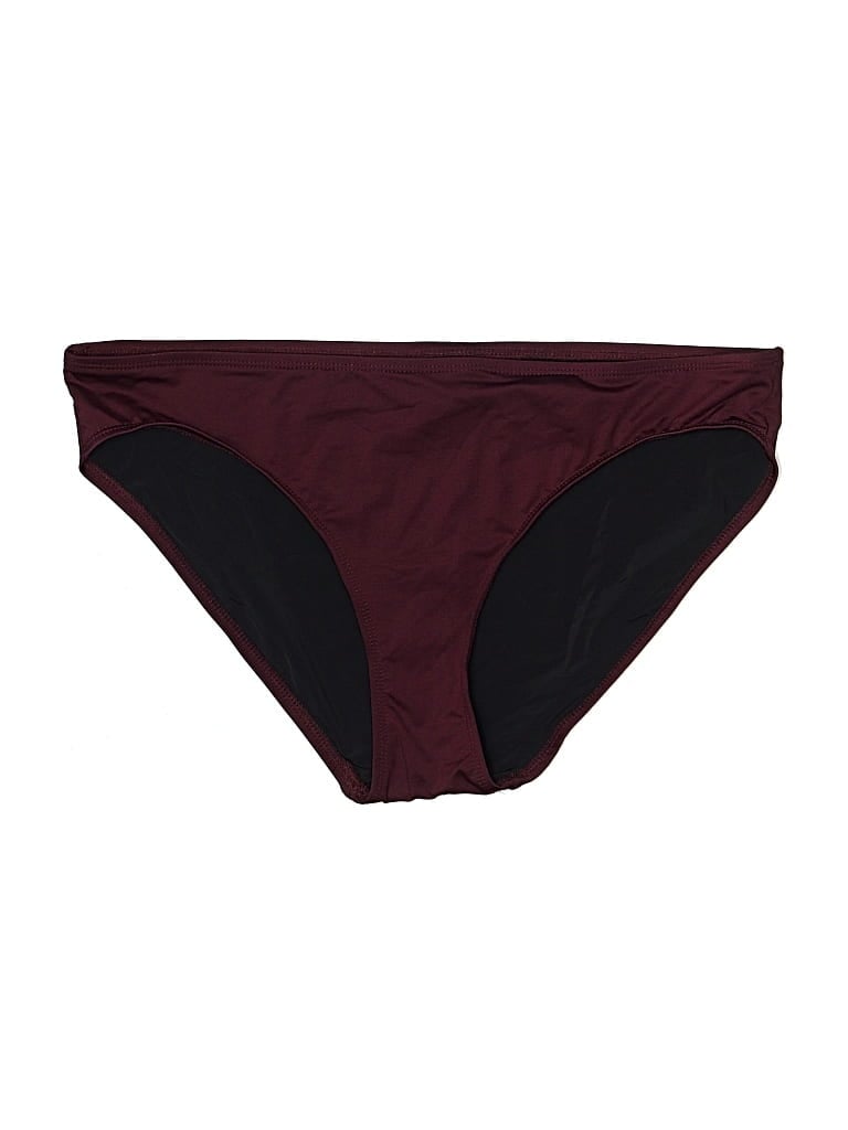 Pre-owned A Pea In The Pod Swimsuit Bottoms In Burgundy
