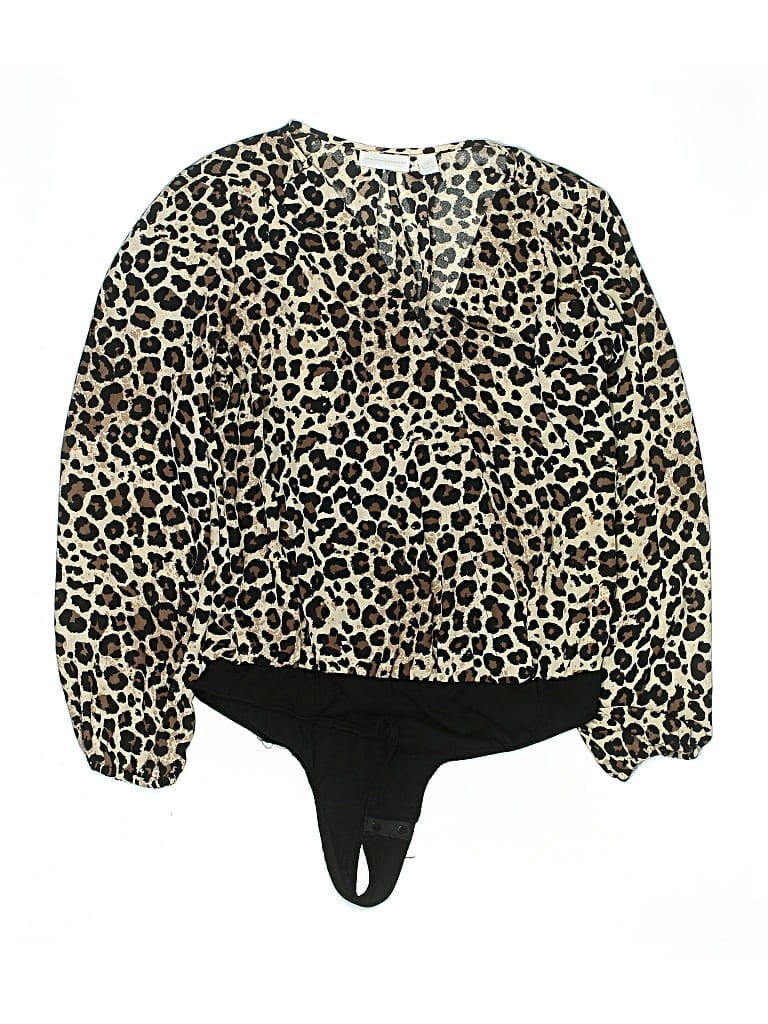 Click to view more detailed imagery on our partner's website Pre-owned New York And Company Long Sleeve Blouse In Black