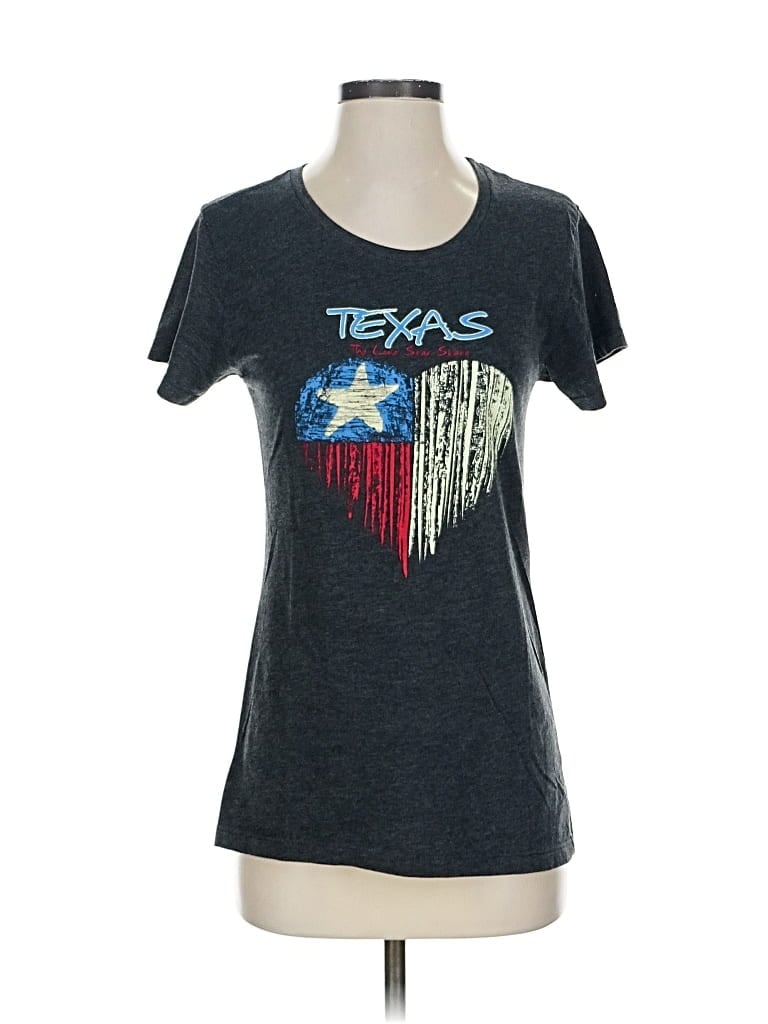 Pre-owned Assorted Brands Short Sleeve T-shirt In Gray