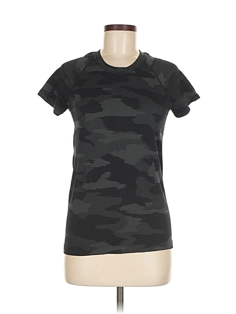 Pre-owned Athleta Active T-shirt In Black
