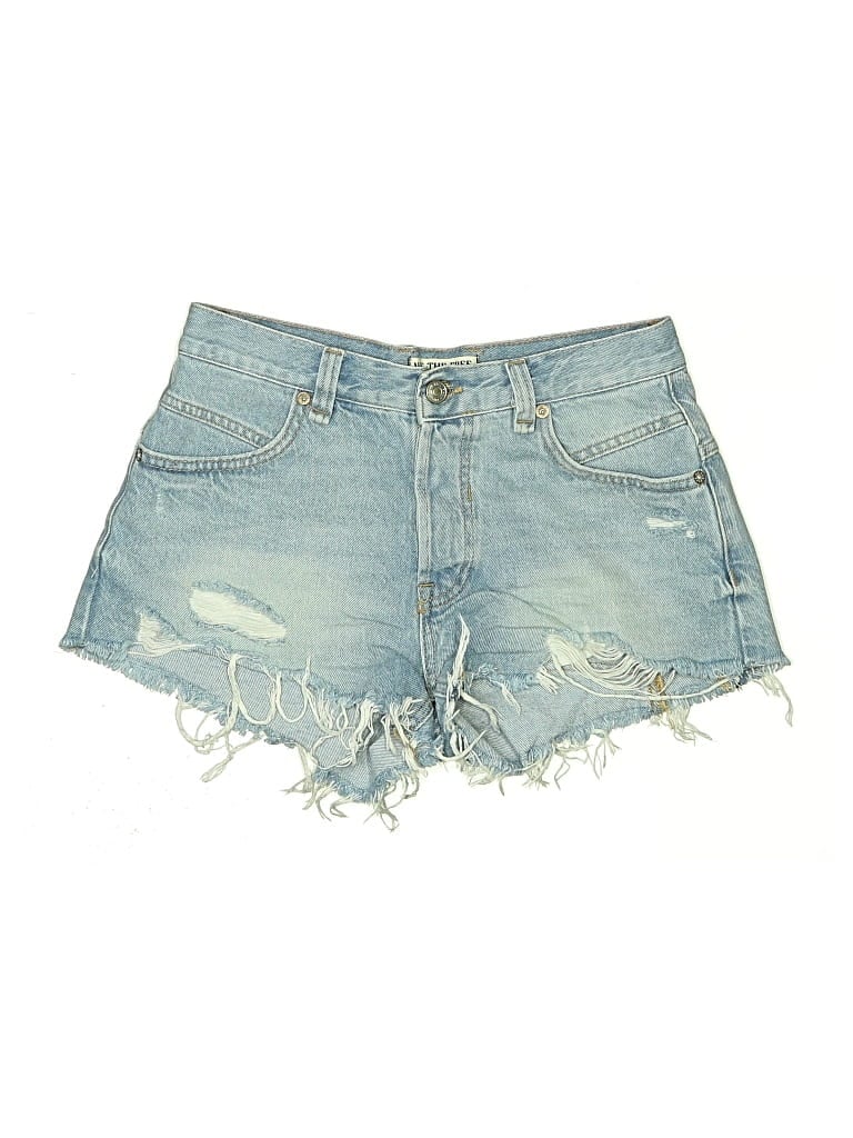 WE THE FREE Pre-owned Denim Shorts In Blue