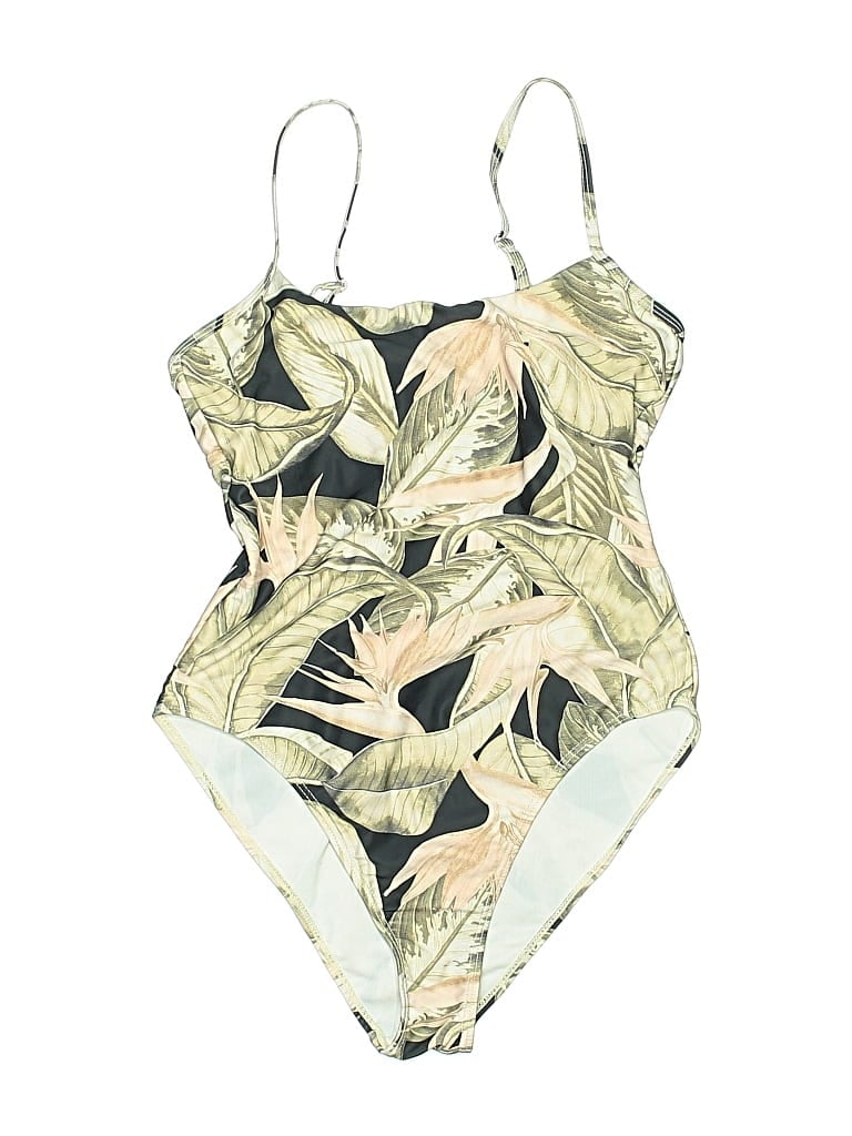 Pre-owned Sun N Sand One Piece Swimsuit In Green