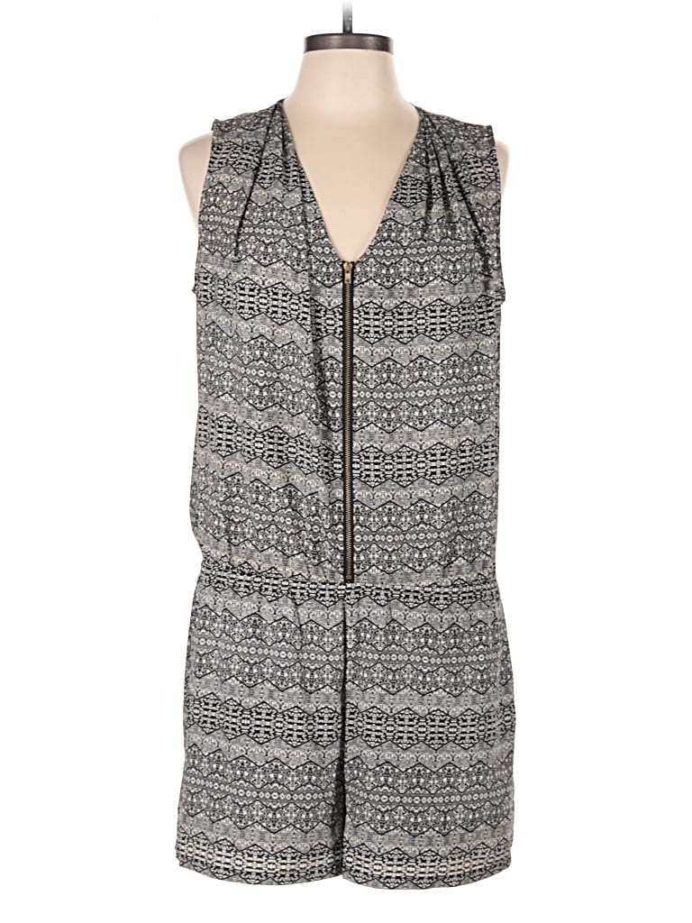 AQUA Pre-owned Romper In Gray