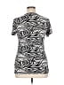 L&B Black Short Sleeve Top Size XL - photo 2