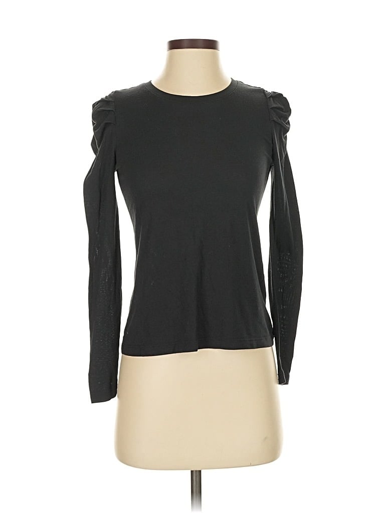 Click to view more detailed imagery on our partner's website Pre-owned Banana Republic Long Sleeve T-shirt In Black