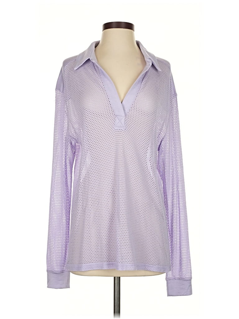 Click to view more detailed imagery on our partner's website Pre-owned Alala Long Sleeve Blouse In Purple