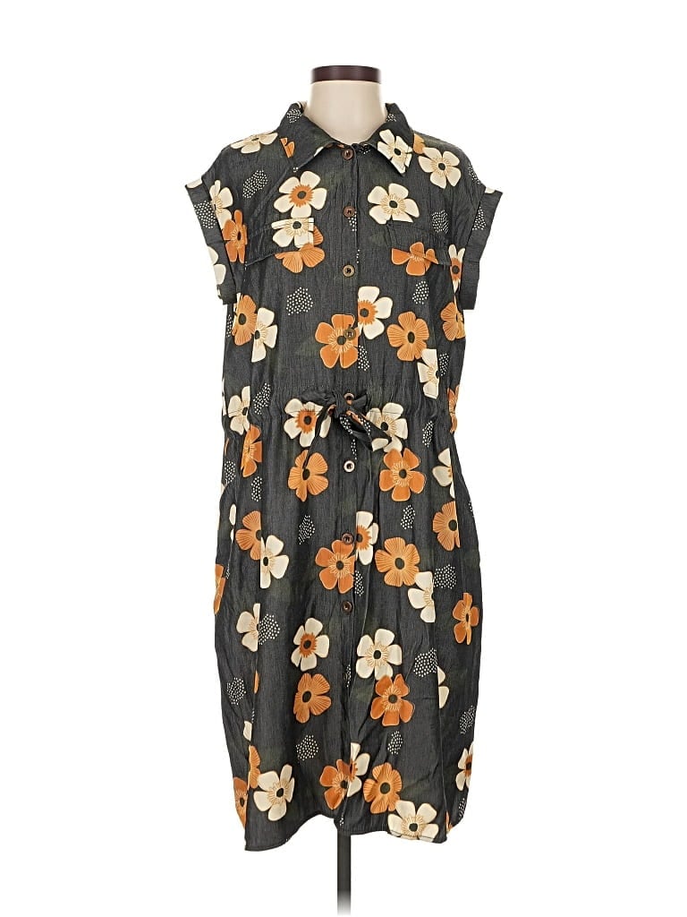 Pre-owned Lularoe Casual Dress In Gray