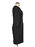 Population Solid Black Cocktail Dress Size 6 - photo 4