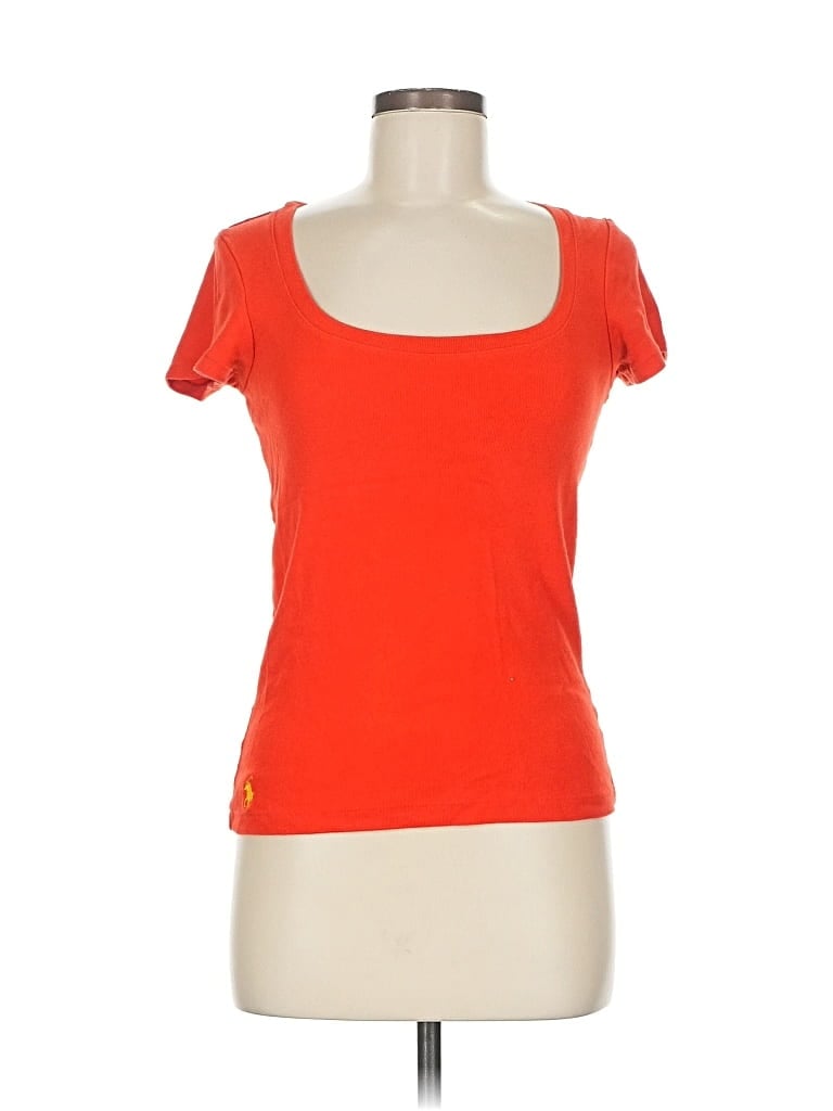 Click to view more detailed imagery on our partner's website Pre-owned Ralph Lauren Short Sleeve T-shirt In Orange