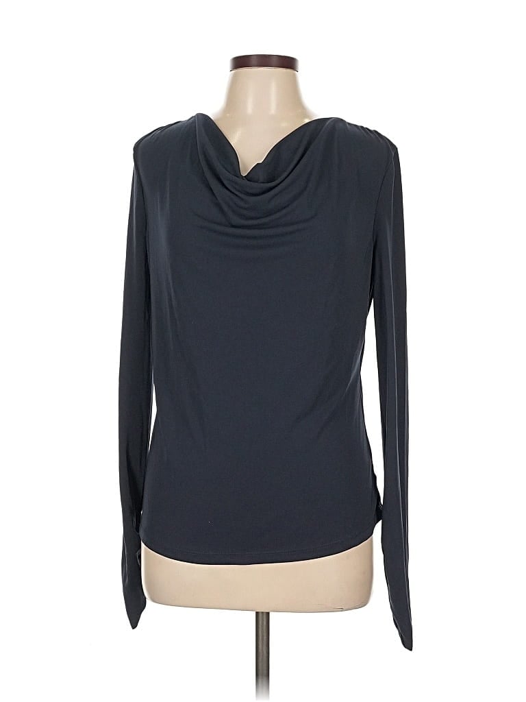 Pre-owned Nine Britton Long Sleeve T-shirt In Blue