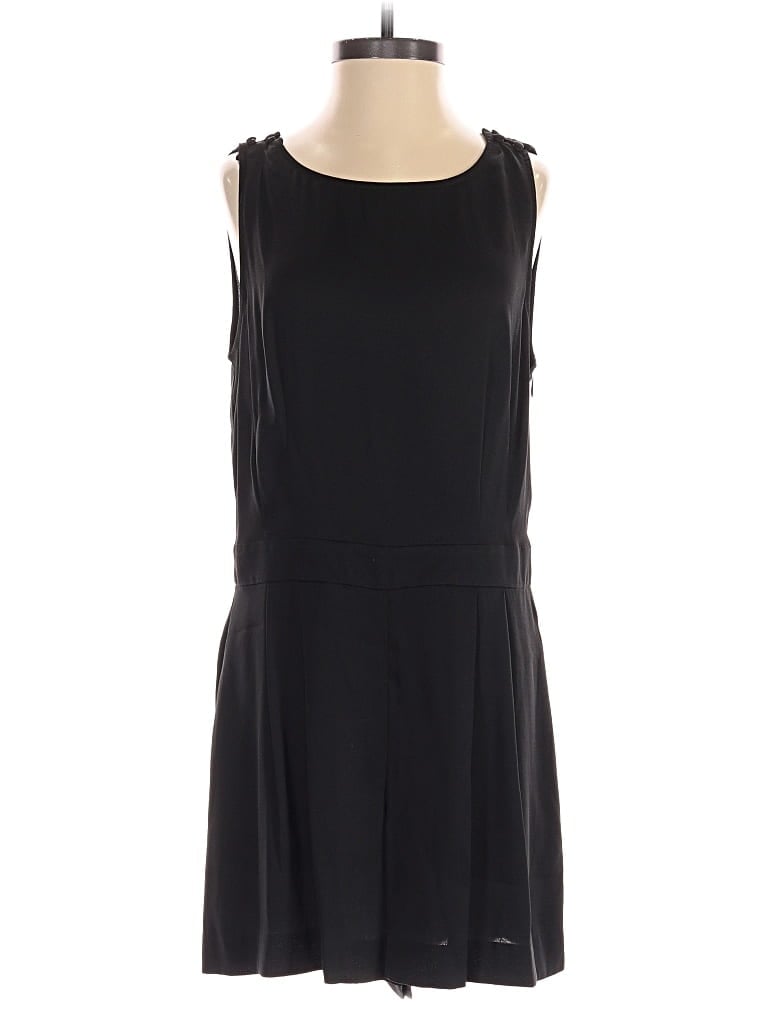 Pre-owned Ann Taylor Loft Romper In Black