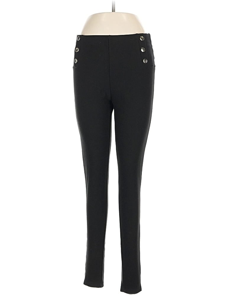 Pre-owned Kay Unger Active Pants In Black