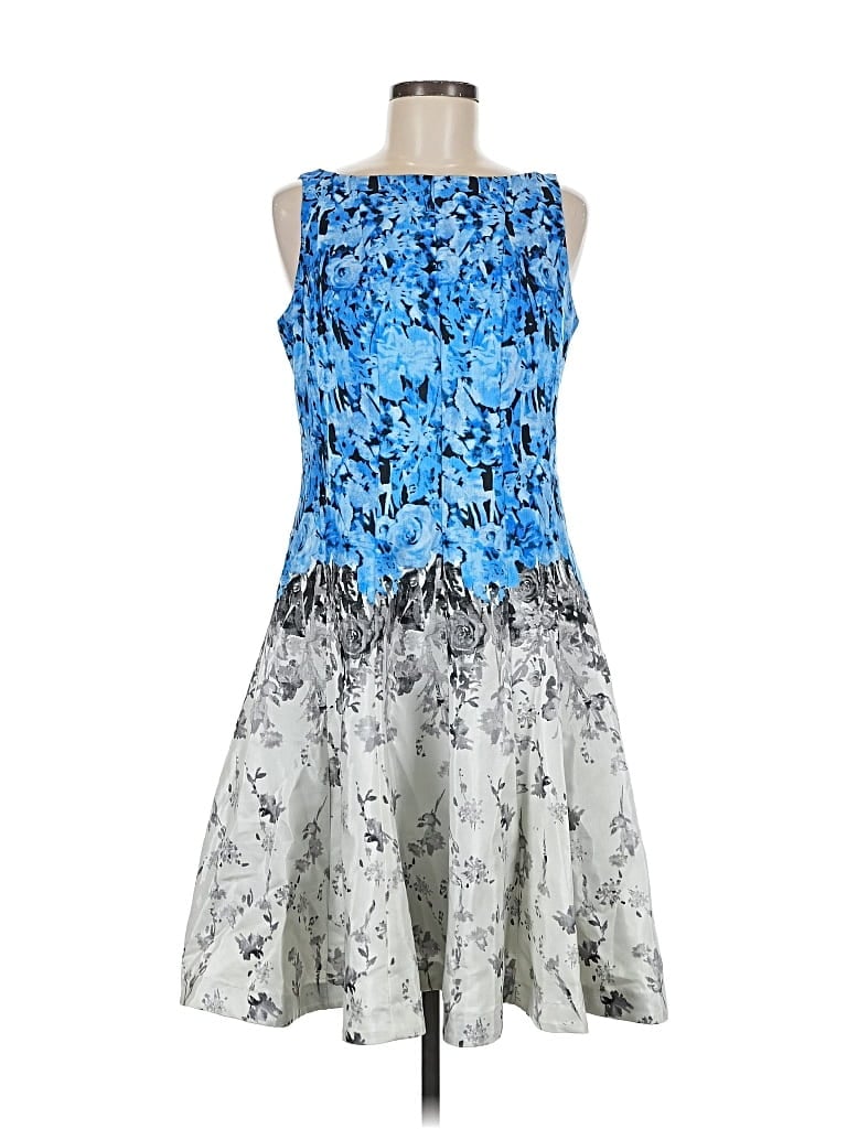 J. TAYLOR Pre-owned Cocktail Dress In Blue