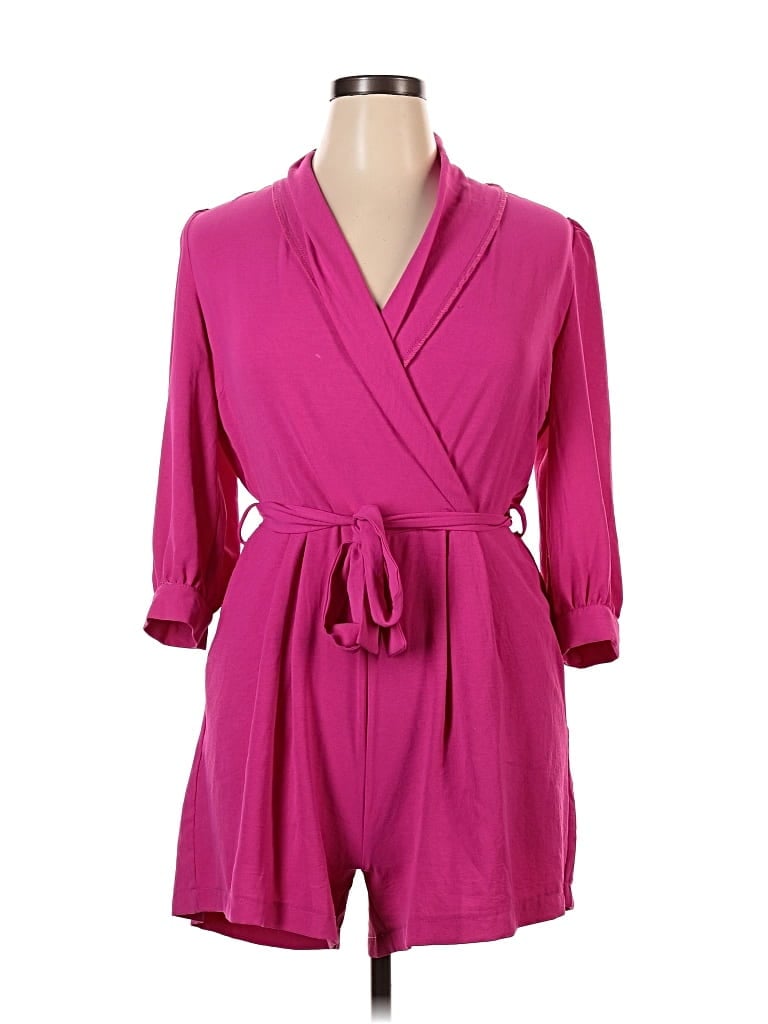 Pre-owned Monteau Romper In Pink