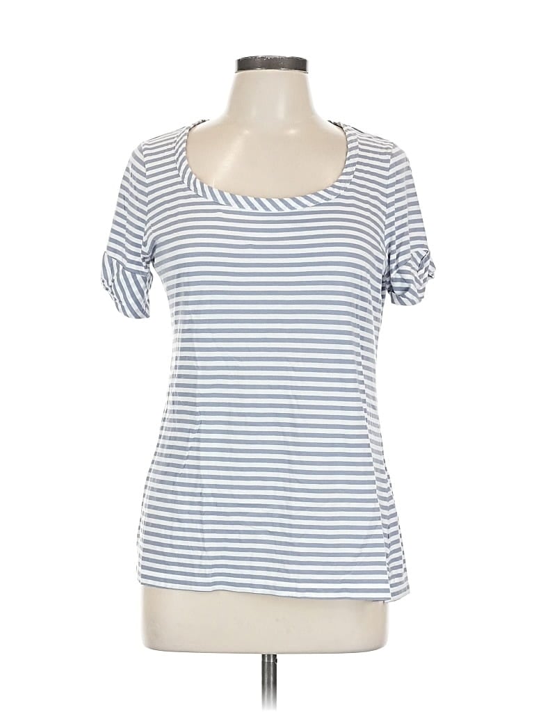 Pre-owned Talbots Short Sleeve T-shirt In Blue