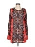 Dallin Chase 100% Polyester Red Long Sleeve Blouse Size XS - photo 1