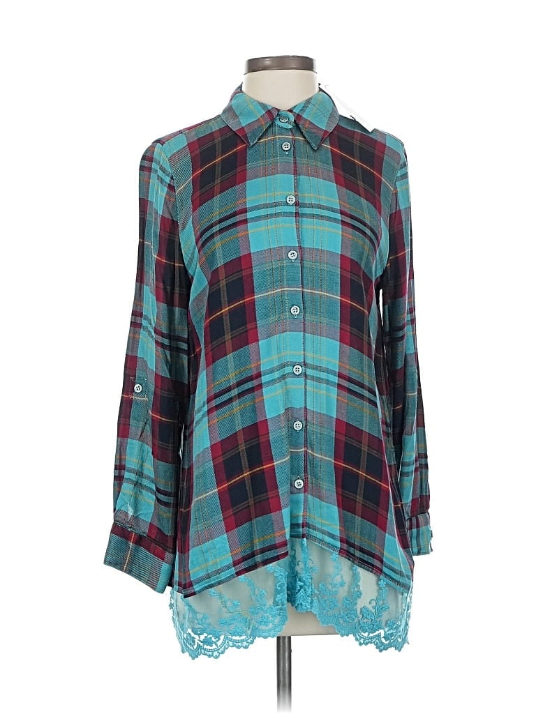 Soft Surroundings 3/4 Sleeve Blouse In Multi