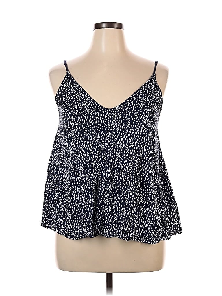 Pre-owned Donna Karan Sleeveless Blouse In Blue