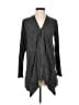 LOGO by Lori Goldstein Gray Cardigan Size XS - photo 1