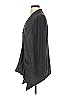 LOGO by Lori Goldstein Gray Cardigan Size XS - photo 5
