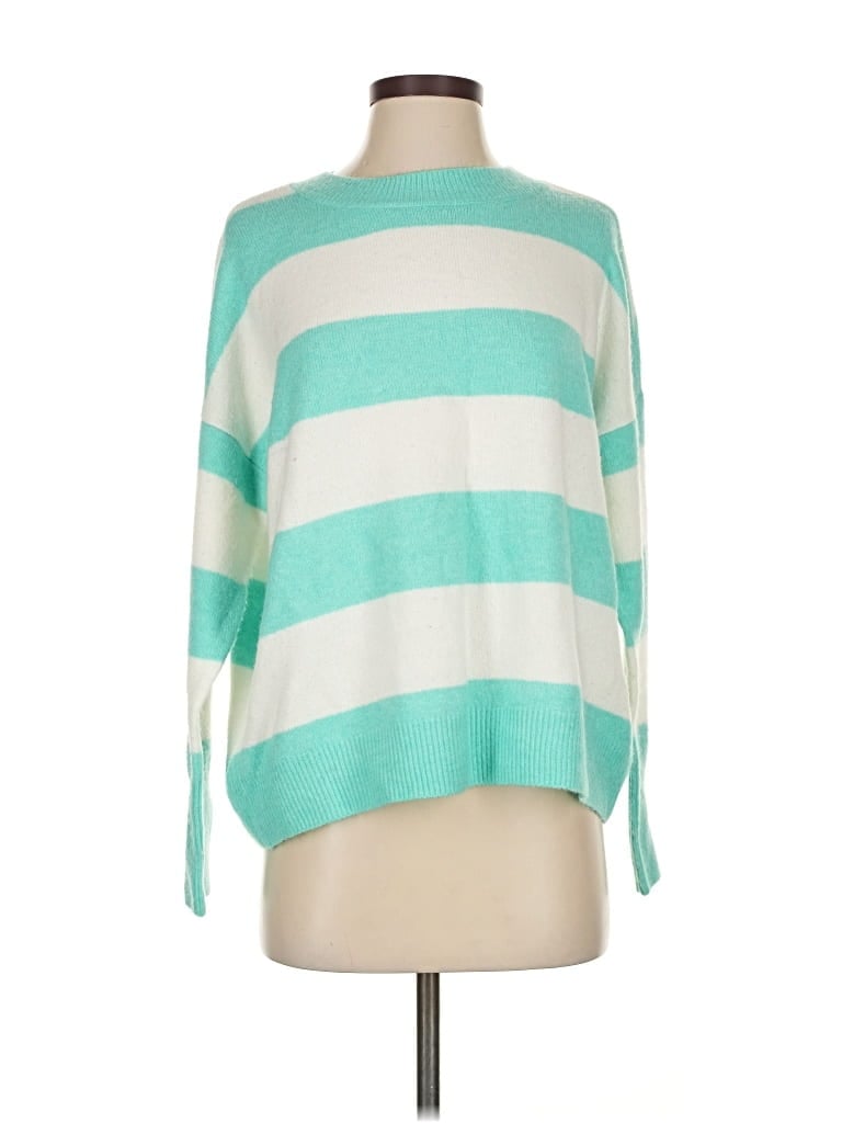 Pre-owned Vince Camuto Pullover Sweater In Blue