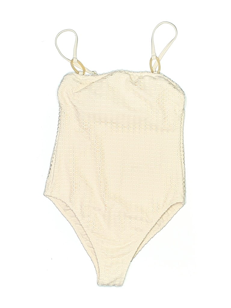 Pre-owned Shade & Shore Swimsuit Bottoms In White