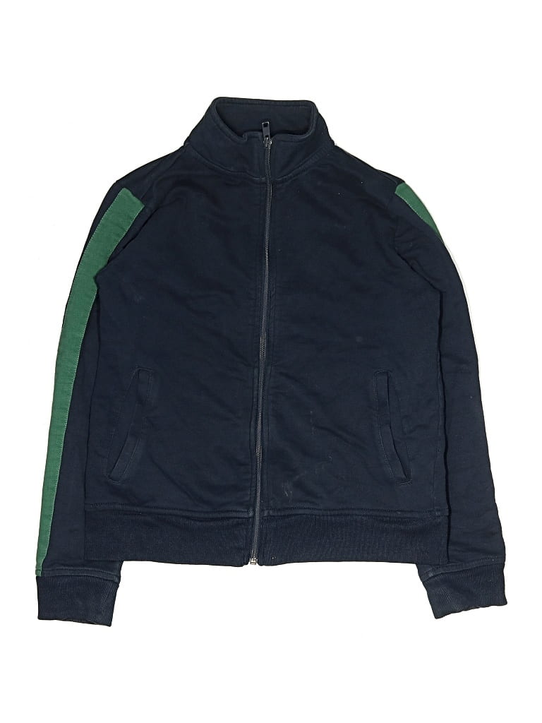 Pre-owned Crewcuts Outlet Kids' Track Jacket In Blue