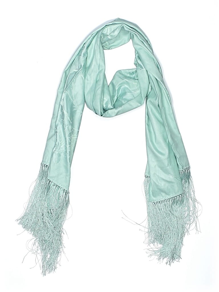 Pre-owned Unbranded Scarf In Green