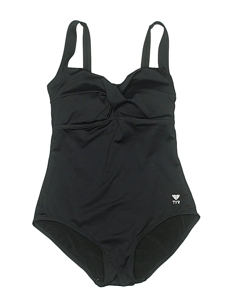 Pre-owned Tyr One Piece Swimsuit In Black