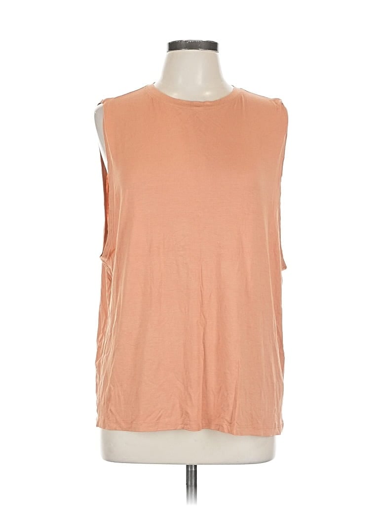 Pre-owned Fiestar Sleeveless T-shirt In Brown